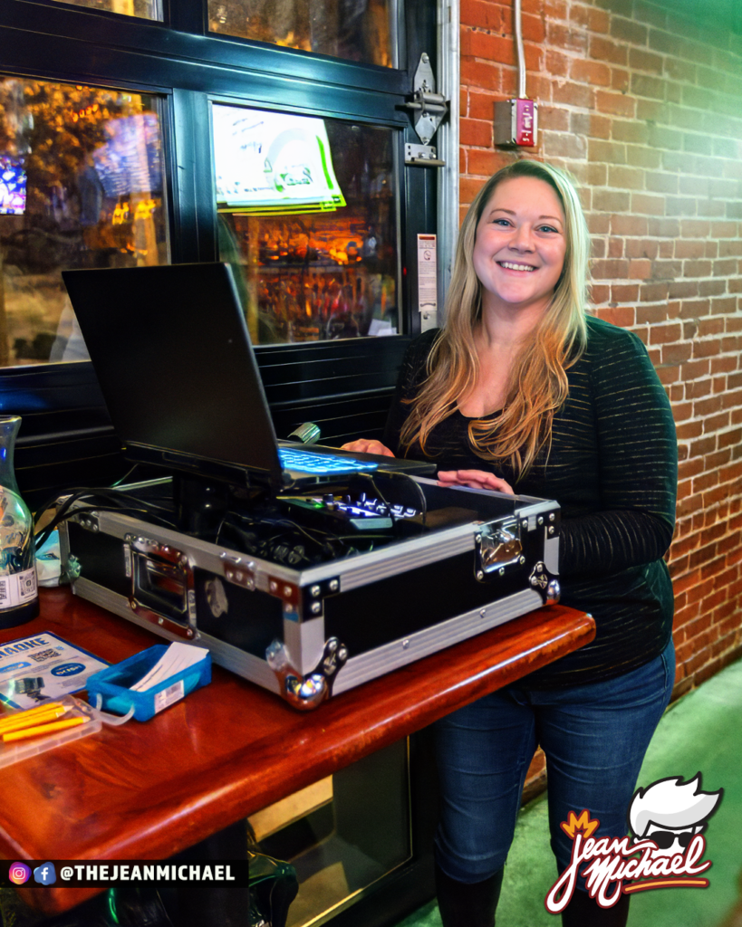 DJDeelish Deanna Larson hosting Karaoke at Friar Tuck's in Mystic, Connecticut during winter Wednesdays.