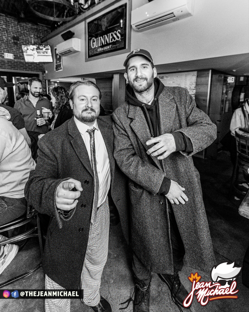 Guests at Karaoke with DJDeelish Deanna Larson hosting at Friar Tuck's in Mystic, Connecticut during winter Wednesdays.